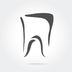 Abstract vector logo design elements. Arrows, labels, ribbons, symbols. Vector illustration