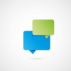 Naklejka premium bulle dialogue-communication