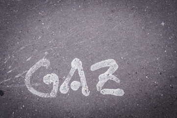 Inscription GAZ © PicsArt