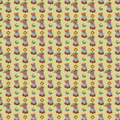 Hintergrund bären auf dem strand