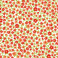 seamless pattern with floral ornament