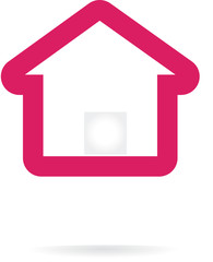 Abstract vector home icon