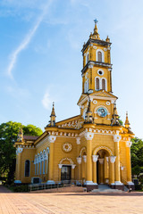 beautiful yellow church