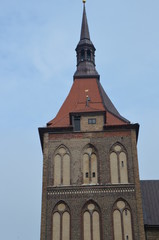 Fototapeta na wymiar Marienkirche in Rostock