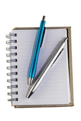 Notebook and Pen