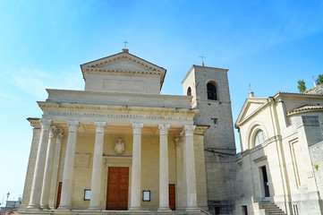 Fototapeta na wymiar San Marino Basilica