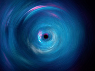 Black hole in space