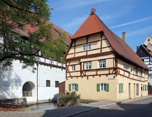 Fototapeta na wymiar Fachwerkhaus in Nördlingen