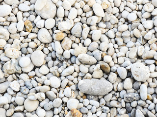 stone pebble on beach of Eretrat
