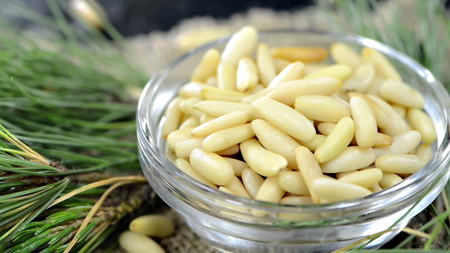 Portion of Pine Nuts (loopable)