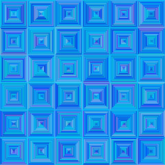Seamless Squared Blue Pattern
