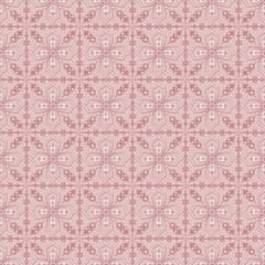 Pink glossy floral pattern seamless background