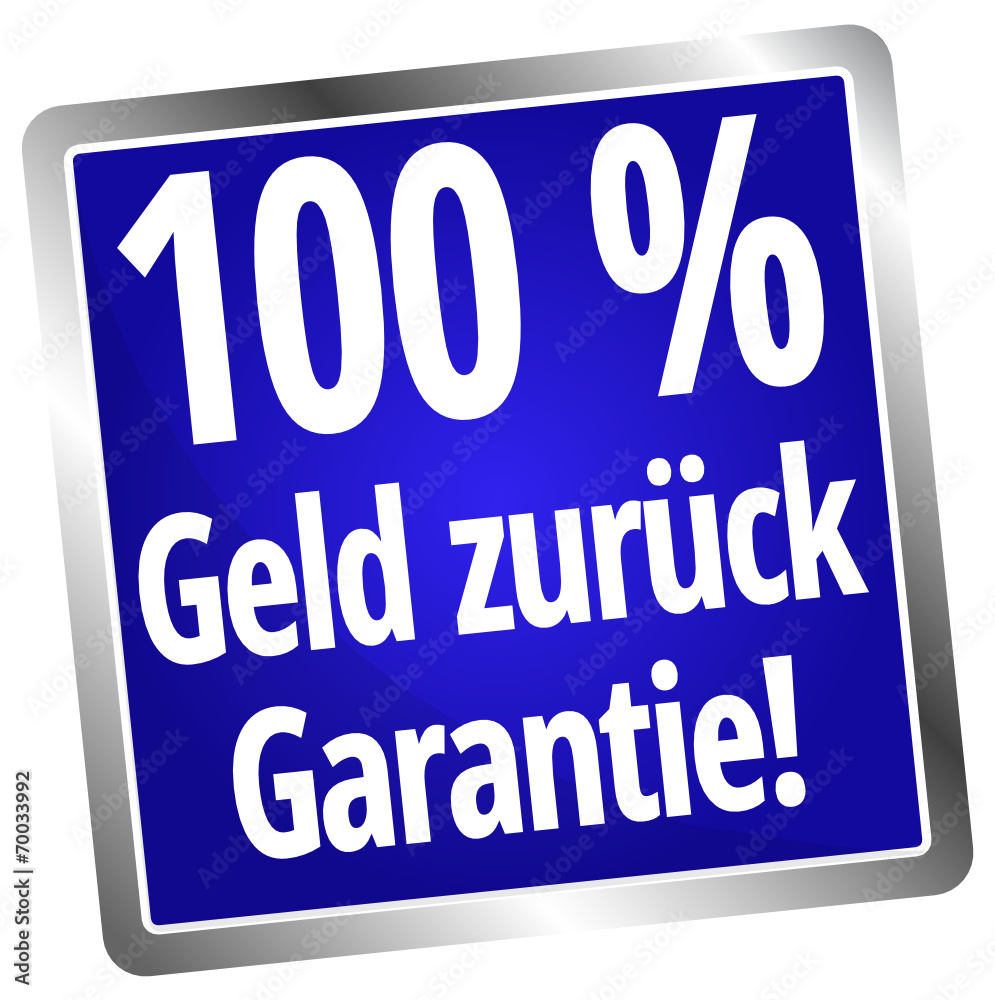 Wall mural 100 % Geld zurück Garantie