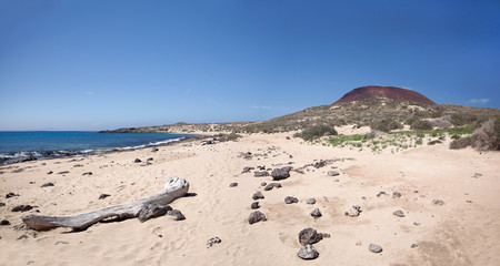 La Graciosa - Wilder Sandstrand an der Playa Francesa