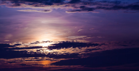 Sunset Sky Background