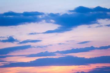 Obraz premium Sunset Sky Background