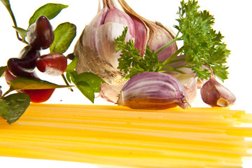 Garlic, oil and chili spaghetti