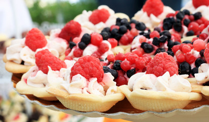 delicious fruit little cakes