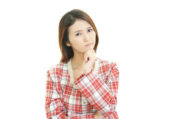 Fototapeta premium 体調不良の女性