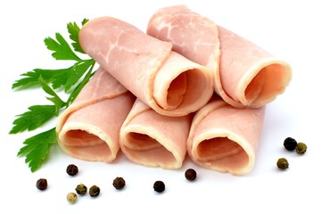 sliced ham
