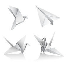 Fototapeta premium paper figures