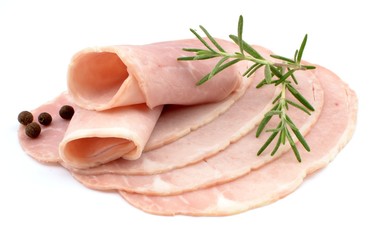 sliced ham