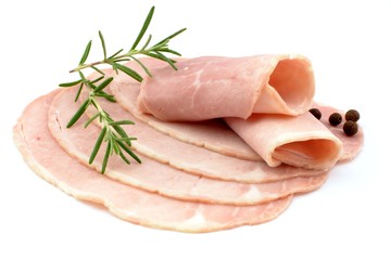 sliced ham