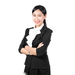 Young pretty business woman