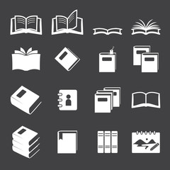 books icon set