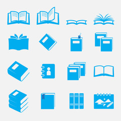 books icon set