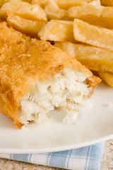 Fish and Chips a traditional British takeaway food