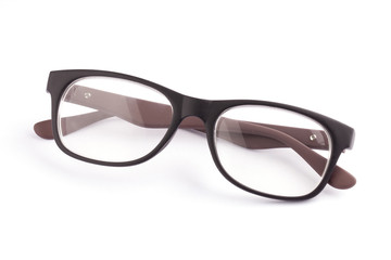 Vintage Glasses. Isolated on white background.