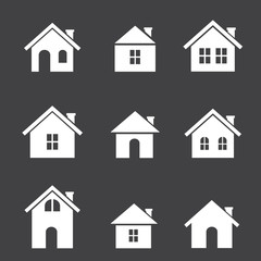 house icon set