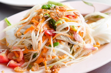 crab Som Tum