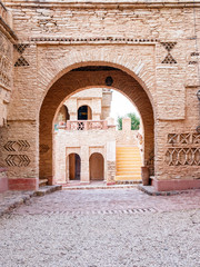 Fototapeta na wymiar Architecture details of Medina village in Agadir, Morocco
