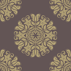 Orient Seamless Vector Pattern. Abstract Background