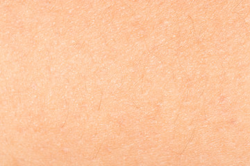 human skin as a background. close-up