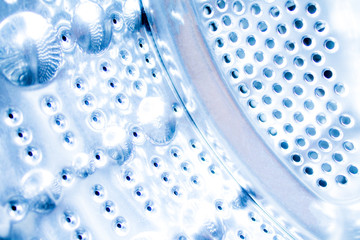 metallic drum