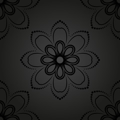 Orient Seamless Vector Pattern. Abstract Background