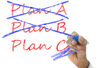 Plan A and B crossed, Plan C take over