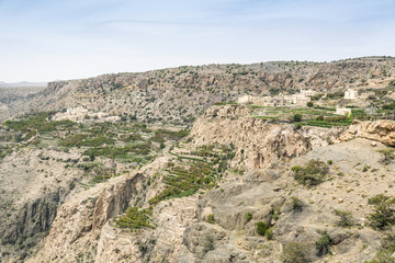 Fototapeta na wymiar Landscape Jebel Akhdar Oman