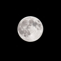moon on a black background
