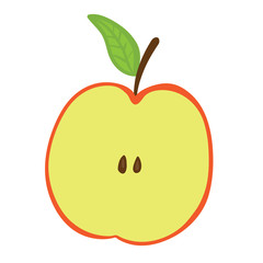 Apple, vector illustration