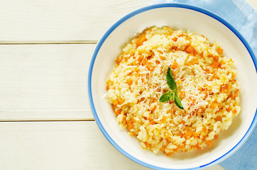 risotto with pumpkin