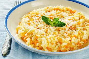 risotto with pumpkin