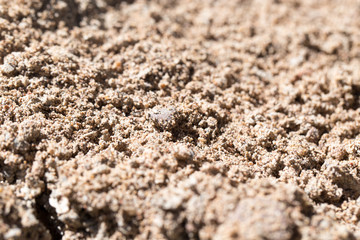 background of gravel and sand