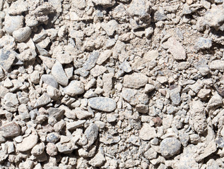 background of gravel and sand
