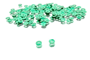 Collection of Green Sequins