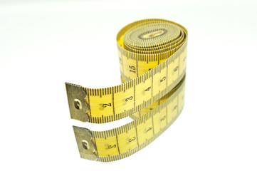 Yellow Lying Measuring Tape