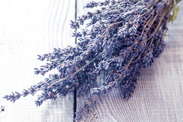 Bunch of dried lavender